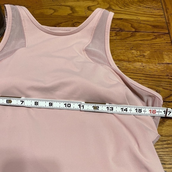 fabletics Pink Mesh Tank Top *no size/ Medium. - Picture 6 of 9